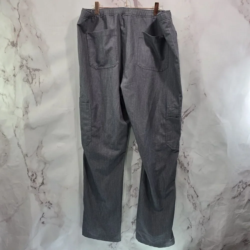 Figs Cairo Pants Mens XL Graphite Gray Green Bottom Cargo TM3001 1803